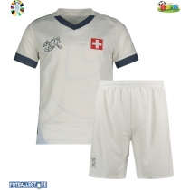 Sveits Bortedraktsett Barn EM 2024 Kortermet (+ Korte bukser)